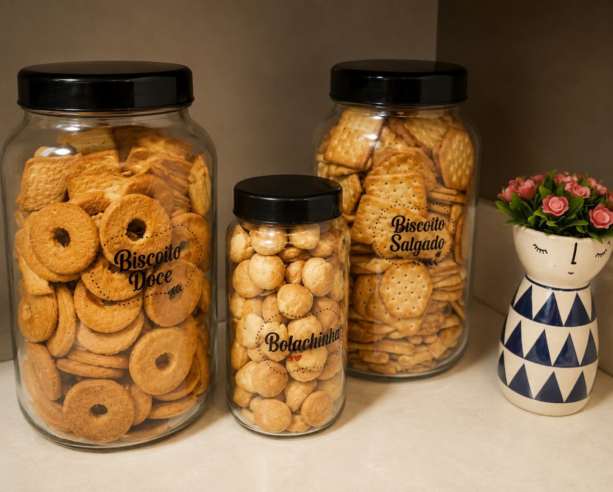 Lata, vidro ou saco zip lock: qual é o melhor recipiente para conservar biscoitos?