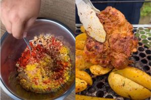 O tempero para frango que deixa ele com uma crostinha e é muito comum nos EUA