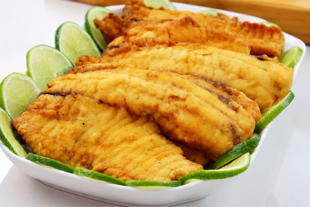 Filé de tilápia crocante, sequinho e sem fritura