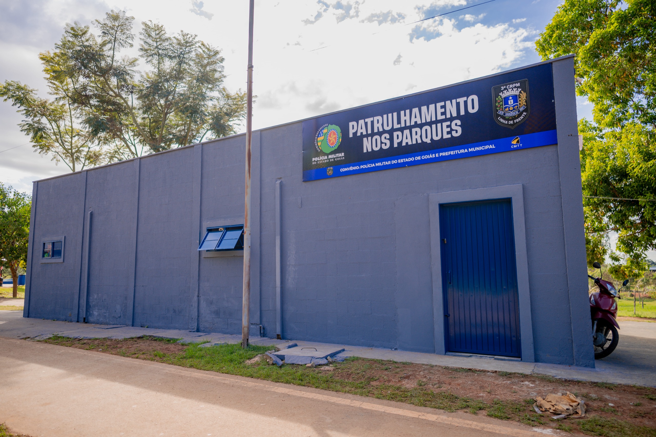Posto policial será instalado no Parque da Jaiara. (Foto: Paulo de Tarso / Prefeitura de Anápolis)