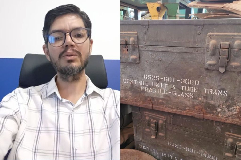 Responsável pela ação da Vigilância Sanitária em Anápolis, servidor falou ao Portal 6 sobre a coincidência envolvendo seu nome e destacou o trabalho preventivo realizado no caso do equipamento encontrado em um ferro-velho. (Foto: Reprodução Portal 6/Captura de tela/Instagram)