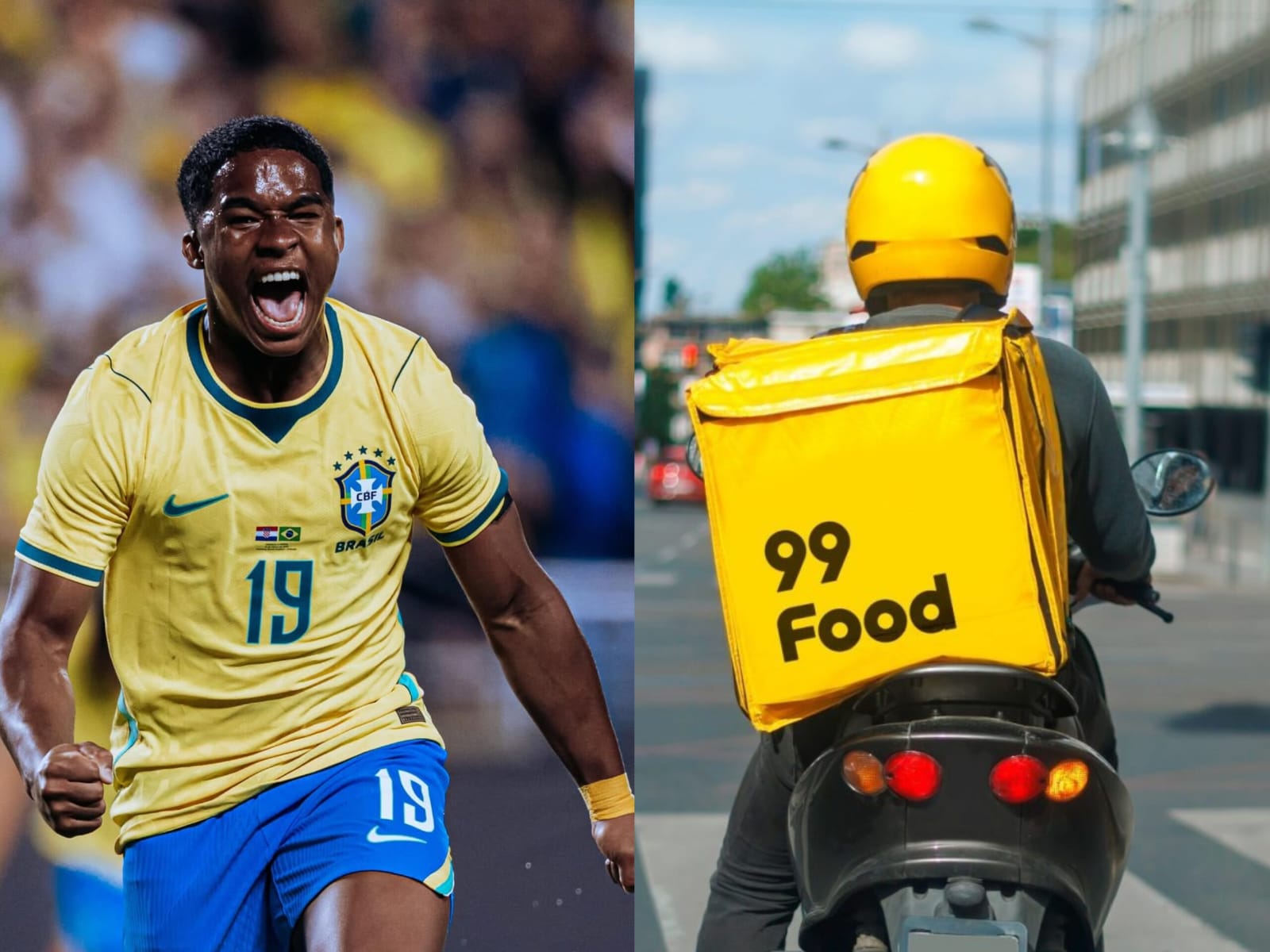Clamor por Endrick em campo vira promoção da 99 com chance para goianos