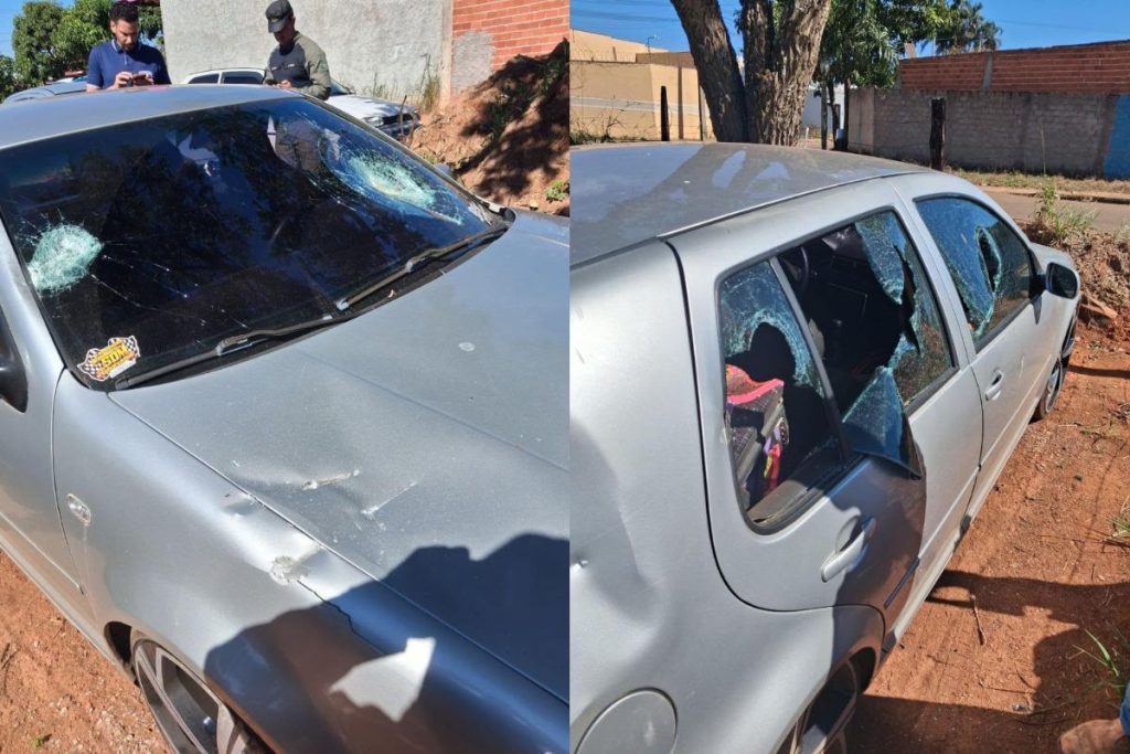 Carro de empresário foi destruído horas antes de ele ser morto a tiros em Anápolis