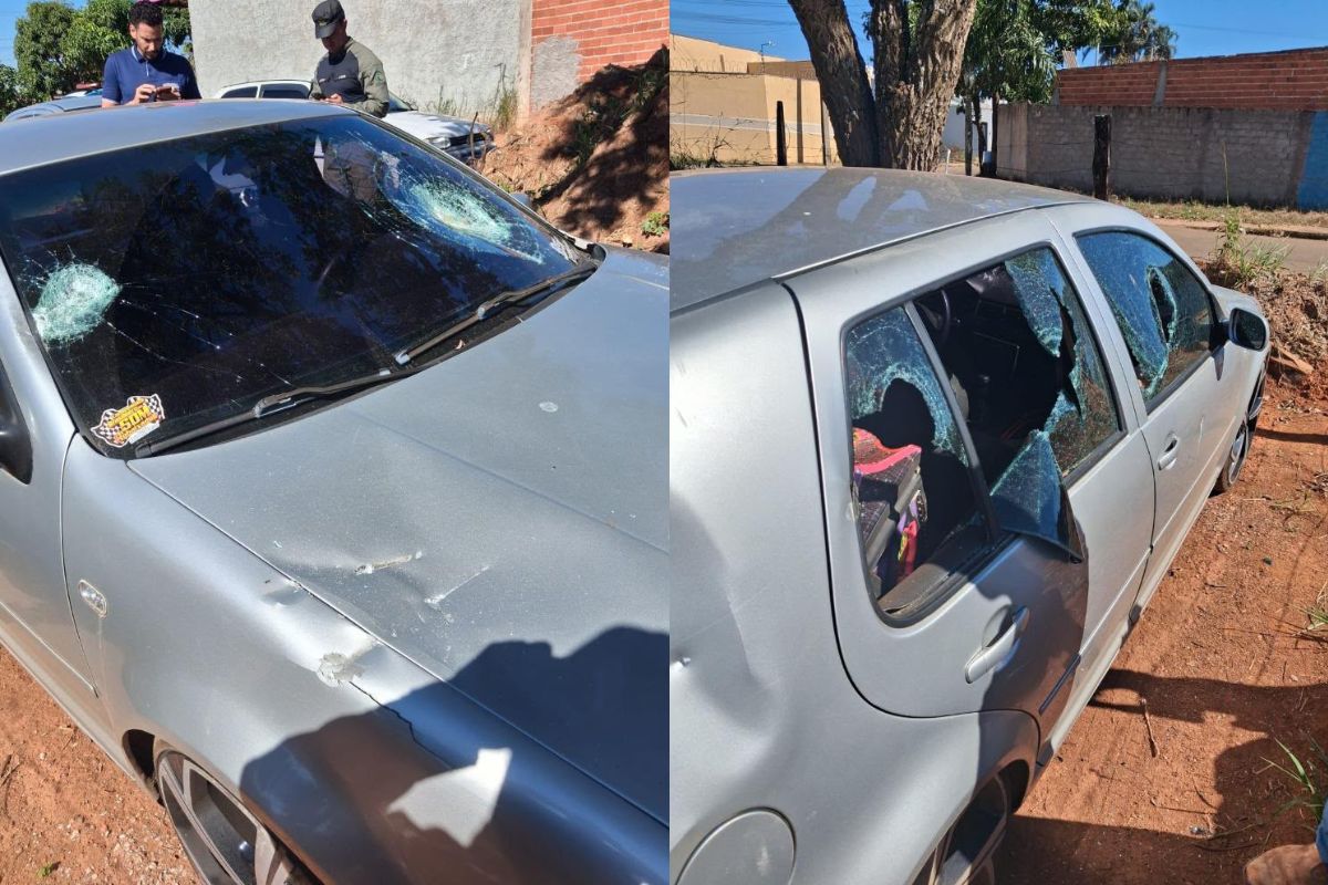 Carro de empresário foi destruído horas antes de ele ser morto a tiros em Anápolis