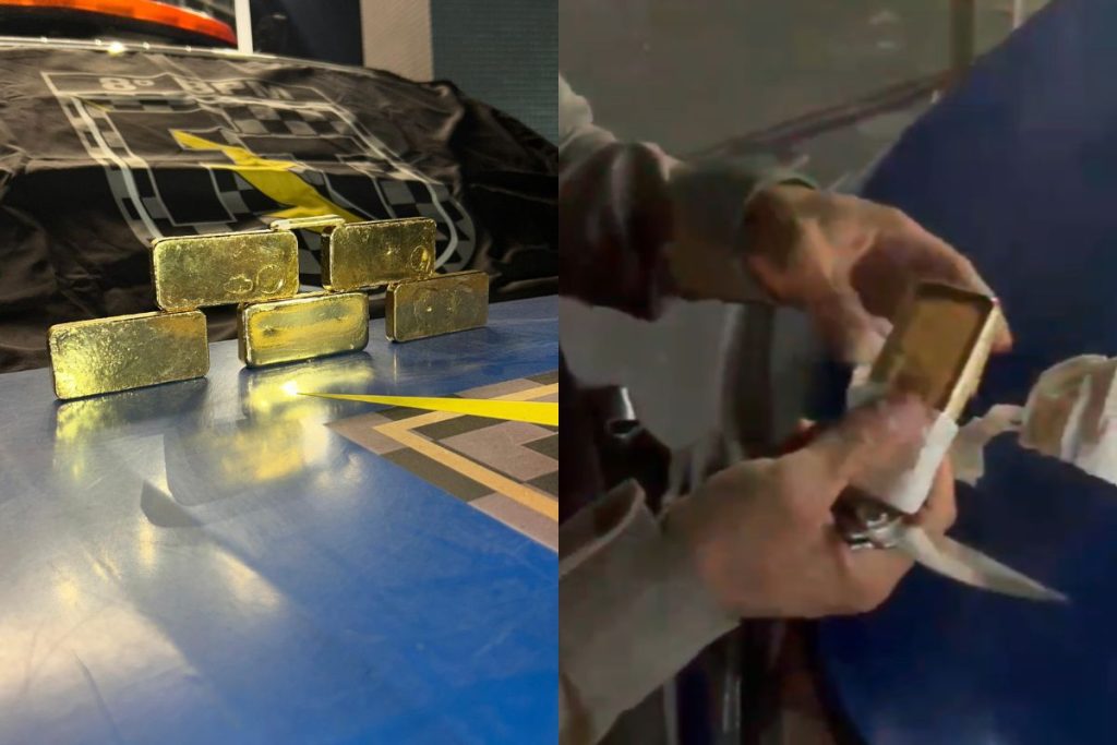 Polícia Militar apreende R$ 3 milhões em ouro escondido dentro de carro em Goiânia