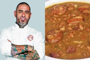 feijão com caldo grosso