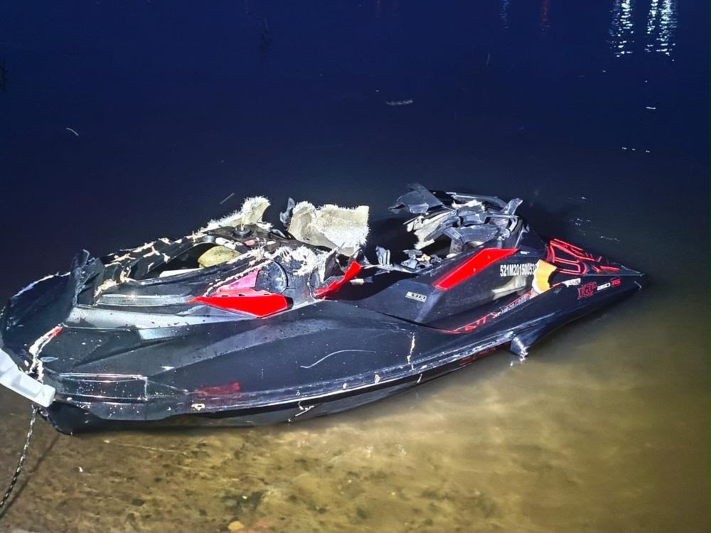 Jovem morre após colisão entre jet ski e lancha no Lago Corumbá, em Caldas Novas