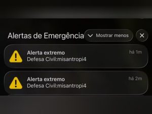 Ataque alienígena em BH, misantropia em SP: veja cronologia dos alertas falsos da Defesa Civil