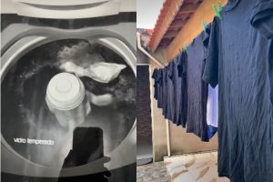 Como lavar roupas pretas na máquina