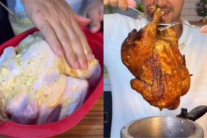 A melhor maneira de deixar o frango crocante, segundo chef, utiliza a panela de pressão e promete unir praticidade, sabor e textura