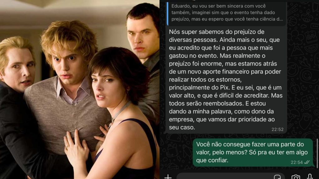 Goiana sofreu golpe ao comprar ingresso para o evento Forks Convention.
