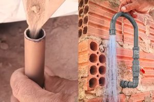 O segredo mostrado pelo encanador ensina como montar uma torneira articulada utilizando materiais simples encontrados em lojas de construção