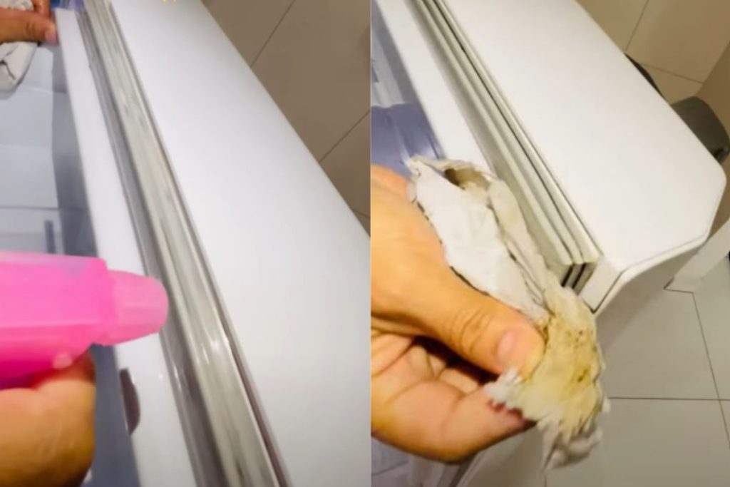A forma mais fácil de limpar a borracha da geladeira utiliza ingredientes que muitas pessoas já têm em casa e ajuda a alcançar até os cantinhos mais difíceis