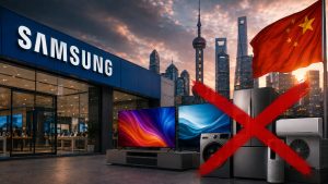 Samsung deixa de vender TVs e eletrodomésticos na China