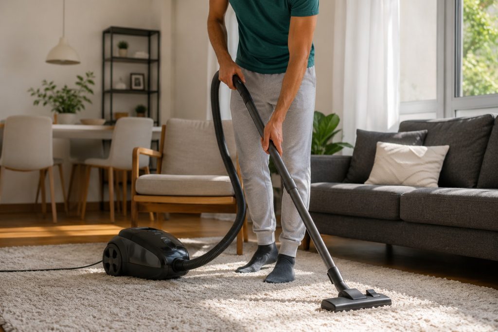 Limpar a casa para desestressar
