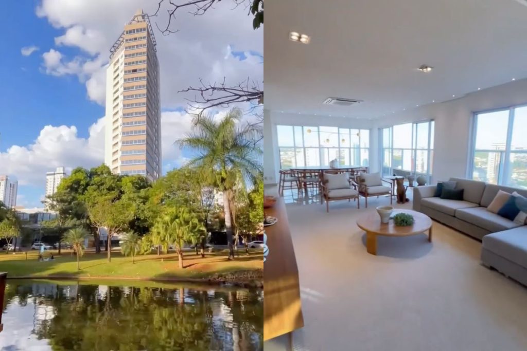 Projeto é entregue decorado e conta com paisagismo assinado por Benedito Abbud. (Foto: Captura de tela/Instagram/@arthurdefariaa)