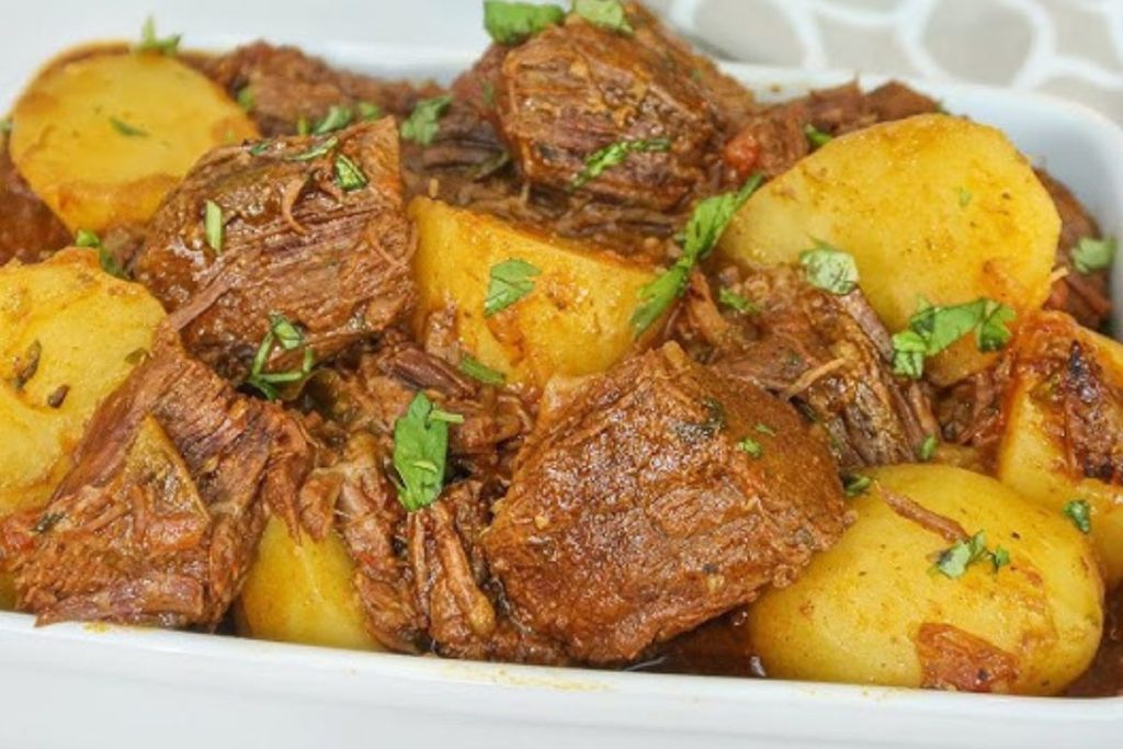carne que desmancha na panela de pressão