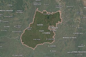 Limites dos municípios do estado de Goiás