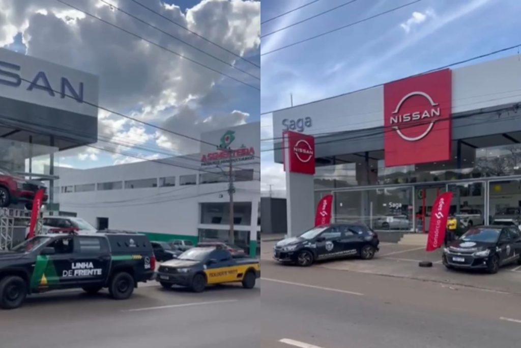 Operação da Prefeitura de Anápolis encontra irregularidades em garagens de veículos na Avenida Brasil Sul