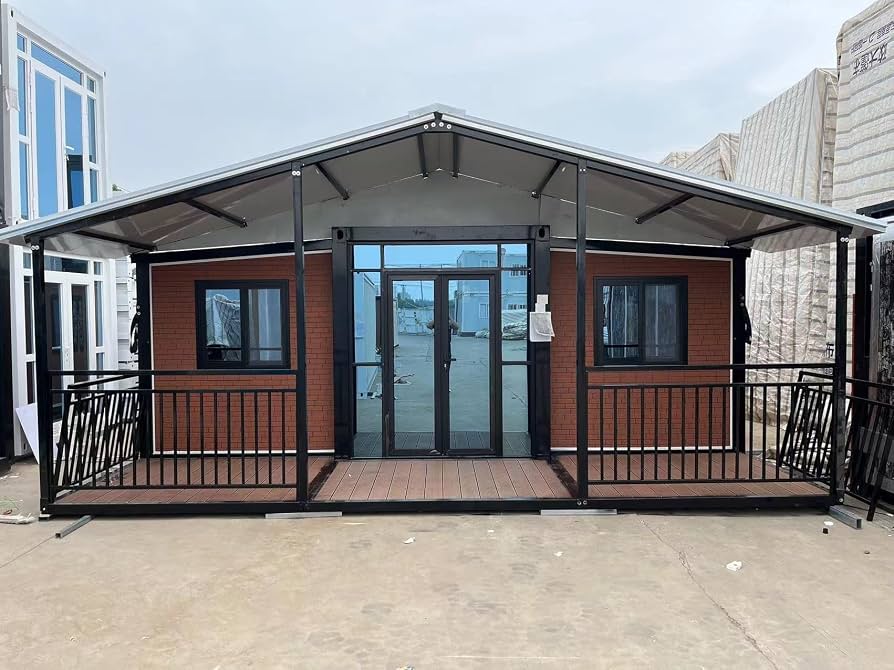 Casa modular de dois andares vira alternativa à obra tradicional. (Foto: Divulgação/Amazon)