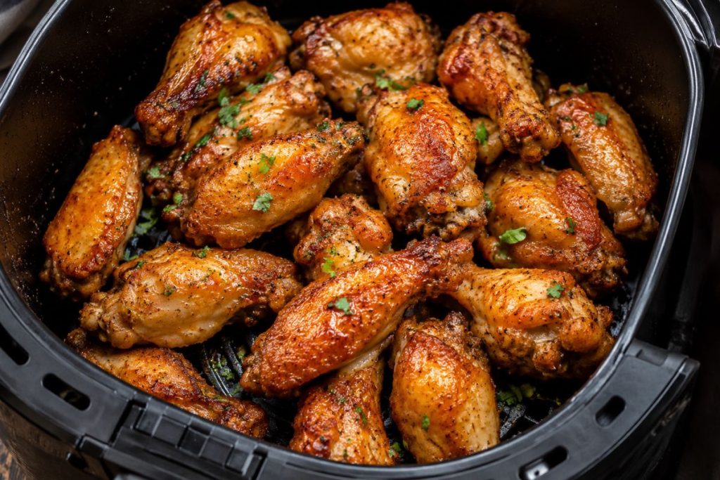 a parte do frango que fica suculenta na air fryer