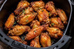 a parte do frango que fica suculenta na air fryer