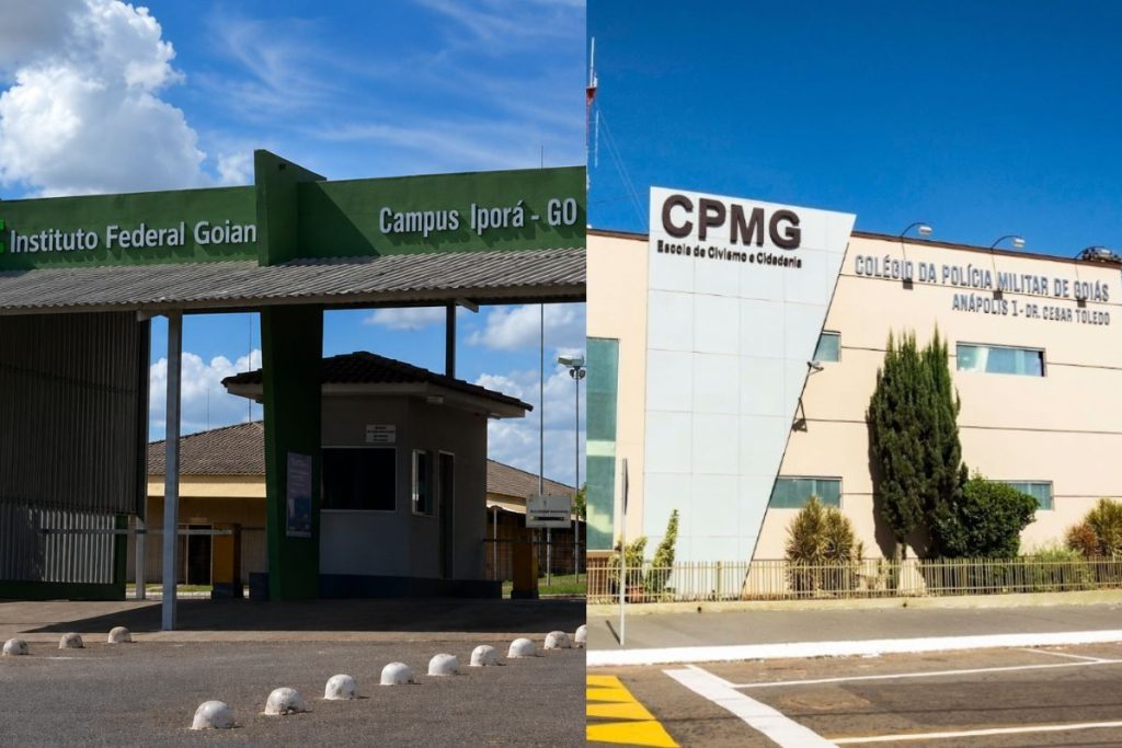 IF Goiano – Campus Iporá e Colégio Estadual da Polícia Militar de Goiás Doutor César Toledo, em Anápolis, lideraram o ranking das escolas públicas com as maiores médias de Goiás no Enem 2025. (Foto: Reprodução)