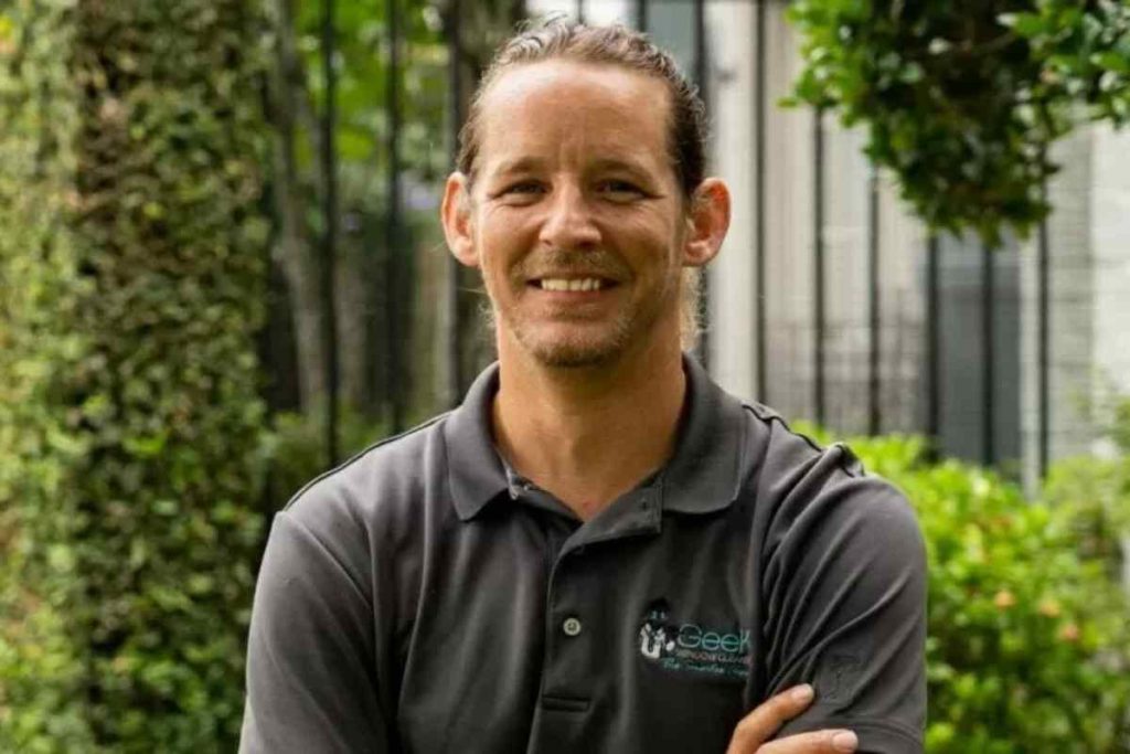 Kyle Ray empresa de limpar janelas