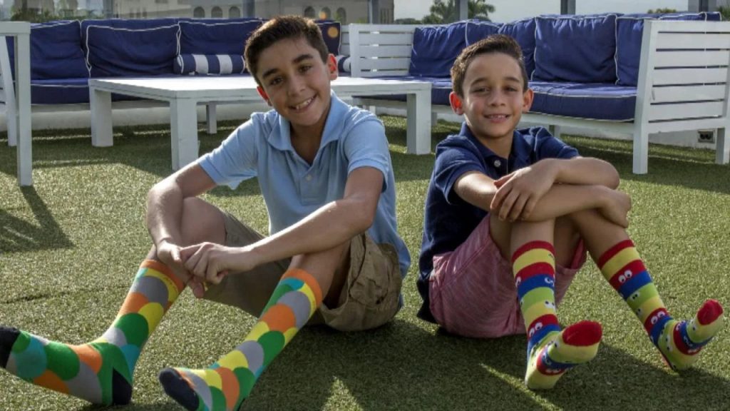 Sebastian Martinez e Brandon Martinez criaram empresa de meias