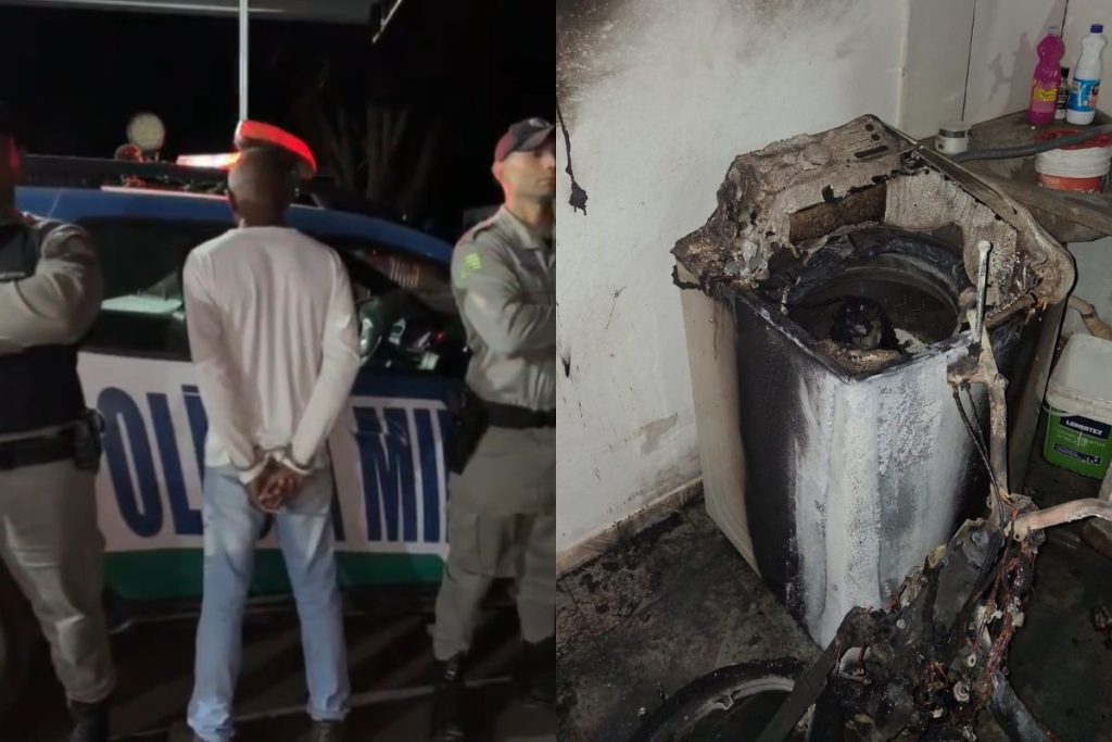 Homem é preso na Grande Goiânia por perseguir, ameaçar e queimar bens da ex: "cidade vai ficar pequena para nós dois"