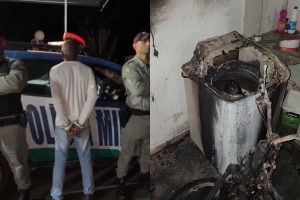Homem é preso na Grande Goiânia por perseguir, ameaçar e queimar bens da ex: "cidade vai ficar pequena para nós dois"
