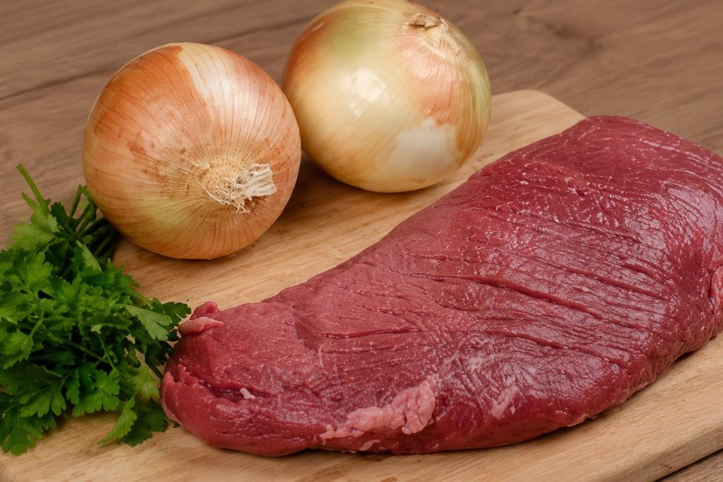 é carne velha, mas é o contrário; o descanso amacia a fibra