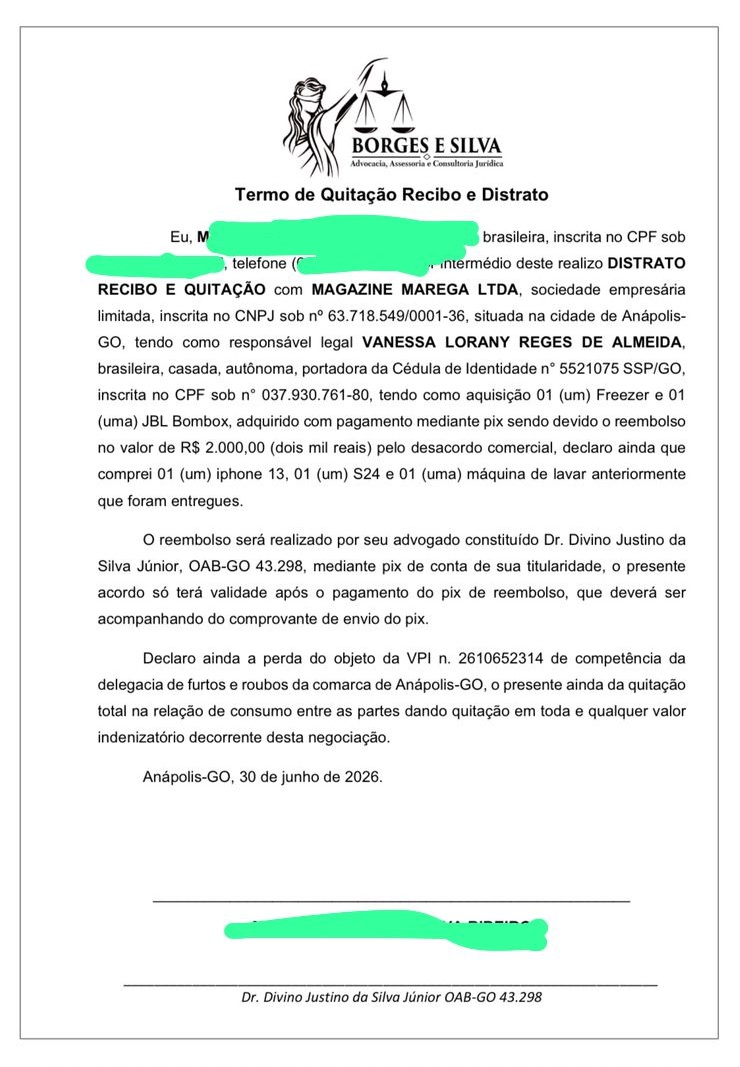 termo de distrato