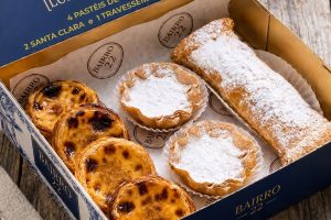 Pastéis de Belém, preparados pela radicional confeitaria especializada na doçaria portuguesa Bairro 22, que integra o Festival Gastronômico. (Foto: Divulgação)