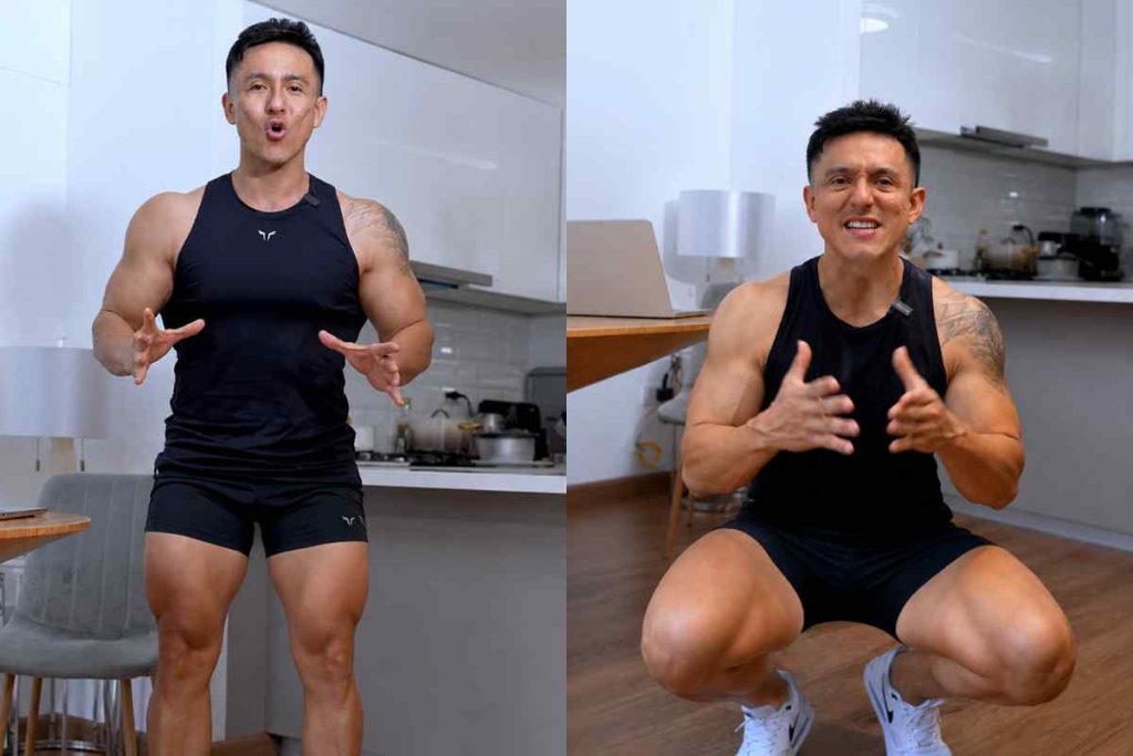 Os Agachamentos ao Longo do Dia ajudam a ativar os músculos, reduzir os efeitos do sedentarismo e manter o corpo em movimento