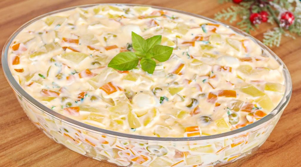 salada de maionese para o churrasco