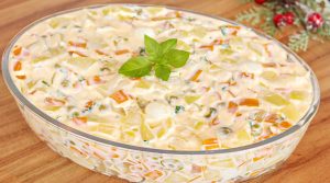 salada de maionese para o churrasco