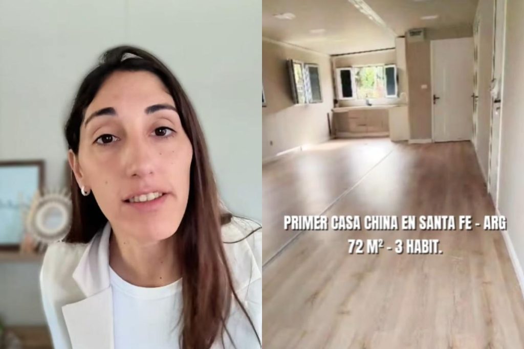 Ele comprou uma casa pré-fabricada de 72 m² da China pela internet, e ela foi montada em uma hora