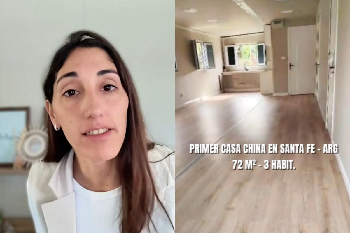 Ele comprou uma casa pré-fabricada de 72 m² da China pela internet, e ela foi montada em uma hora