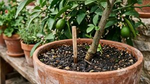 Colocar uma estaca de madeira na terra de um limoeiro: para que serve e por que os jardineiros recomendam