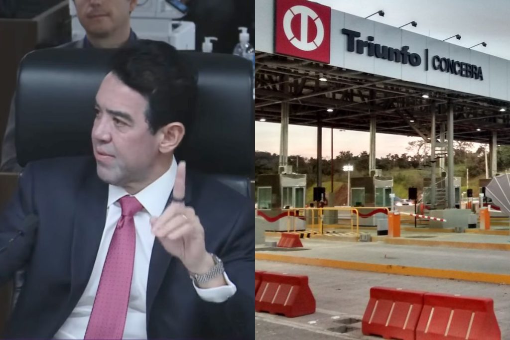 Ministro Bruno Dantas defendeu a saída da Triunfo Concebra da concessão das BRs 060, 153 e 262. (Foto: Captura de tela/YouTube/Triunfo Concebra/Divulgação)