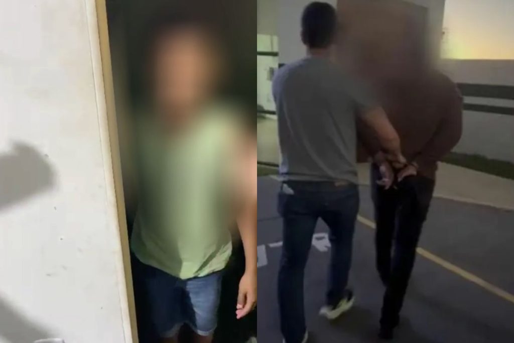 Pai e madrasta disseram à criança que ela permanecia no banheiro como forma de castigo. Foto: Reprodução/Mais Goiás.