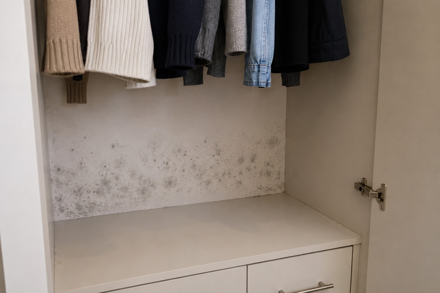 Adeus, mofo no guarda-roupa: o truque com giz escolar que reduz a umidade e protege as roupas no frio