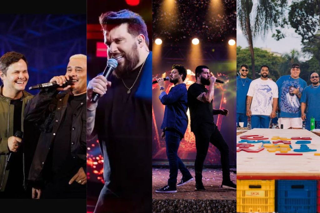 Panda, Matheus e Kauan, Ícaro e Gilmar e Menos é Mais já estão confirmados para a programação do Aniversário de Anápolis, que ainda contará com uma atração surpresa. (Foto: Reprodução)