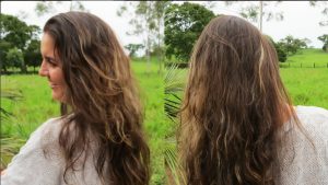cabelo com condicionador