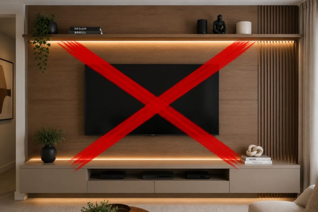 Adeus, painel de TV