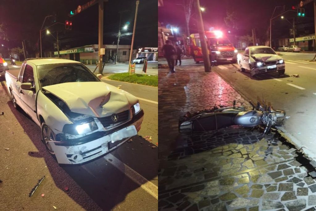 Motorista passa mal, caminhonete atinge motociclista e acidente termina em morte em Anápolis