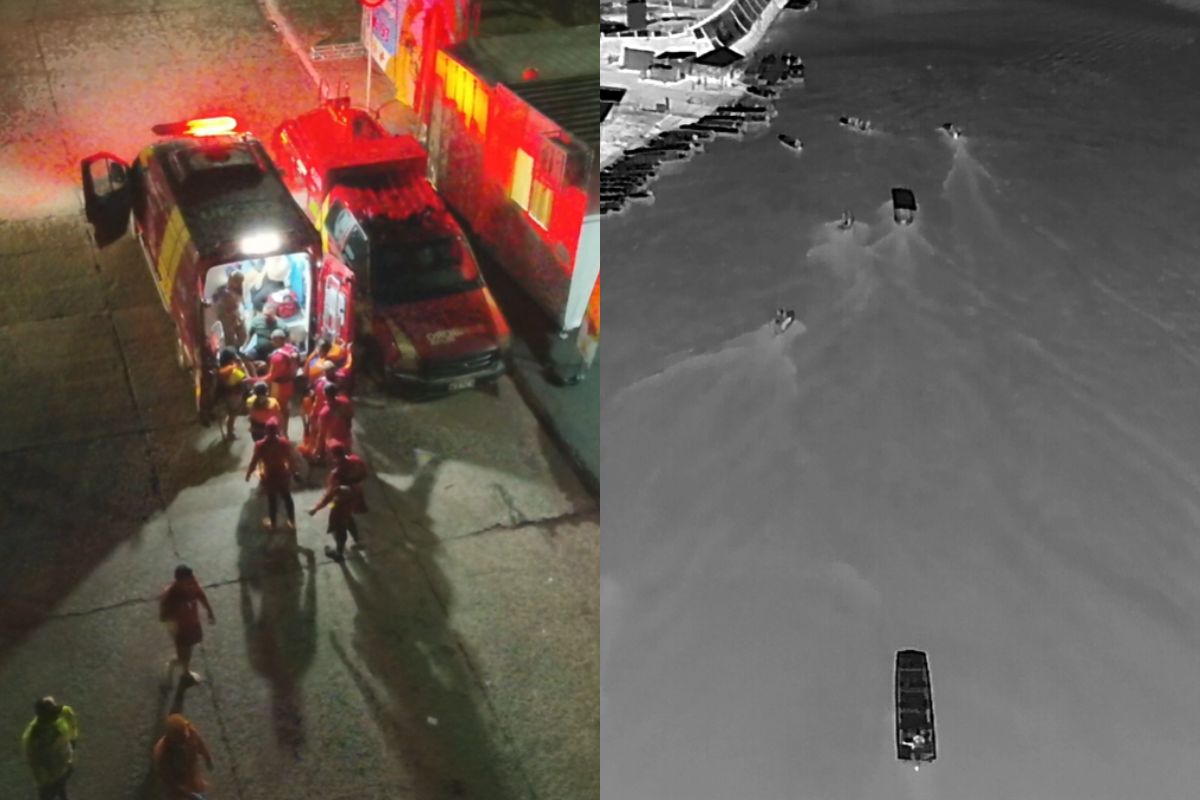 Colisão entre barcos no Rio Araguaia deixa seis feridos e mobiliza Corpo de Bombeiros