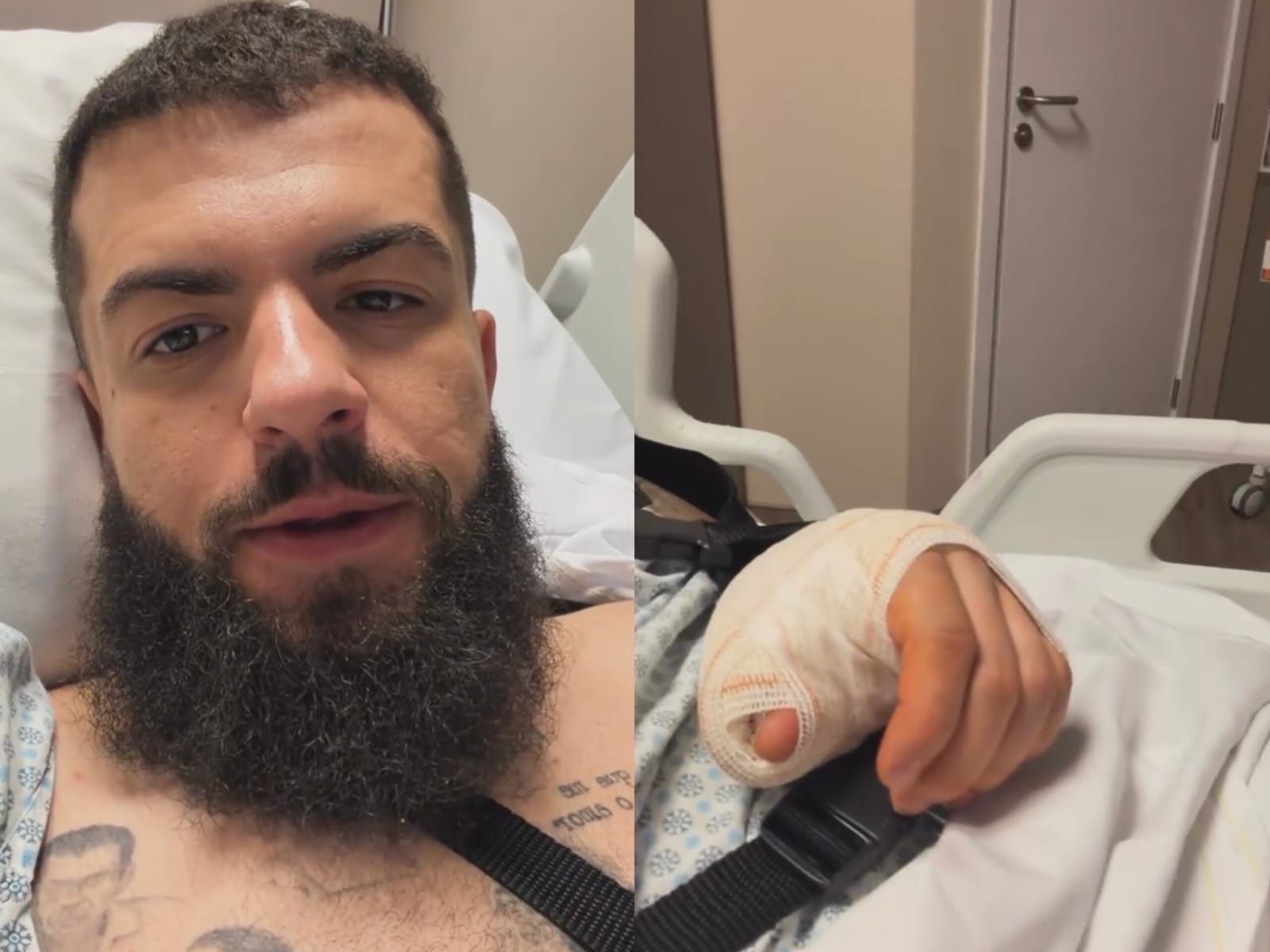 Ícaro, da dupla com Gilmar, passa por cirurgia complexa em Goiânia após lesão na mão