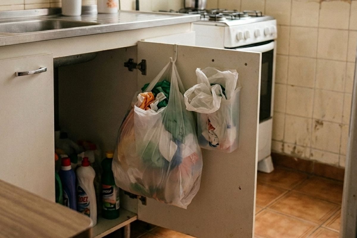 que quem guarda sacola plástica em casa costuma ter um traço específico